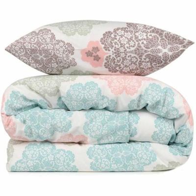 Beddengoedset - 1 dekbedovertrek 220x240 cm + 2 kussenslopen 60x60 cm - 70% katoen, 30% polyester - Turquoise Beddengoedset - 1 dekbedovertrek 220x240 cm + 2 kussenslopen 60x60 cm - 70% katoen, 30% polyester - Turquoise