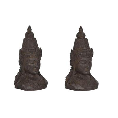 Bokstöd Home ESPRIT Hars Orientaals 15 x 11 x 28 cm