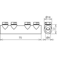 DEHN VM 8 SKM6X10 ZG Verbindingsmof 1 stuk(s) - thumbnail