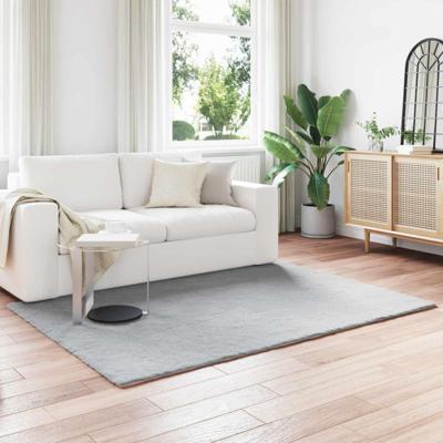 Nep Konijnenbont Tapijt Olite Grijs 140 x 200 cm Polyester