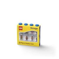 LEGO vitrine 8 mini figuren 18 x 19 cm polypropeen blauw - thumbnail