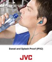 JVC Lichte draagbare on-ear hoofdtelefoon met afstandsbediening en microfoon, wit - thumbnail