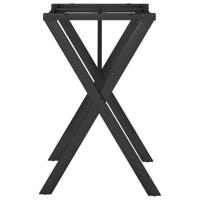 Eettafelpoten X-frame 60x40x73 cm gietijzer - thumbnail