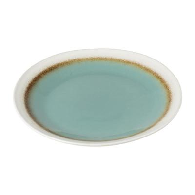 Dinerbord Roots - turquoise - ø27.5x3 cm Dinerbord Roots - turquoise - ø27.5x3 cm