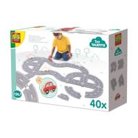 SES vilten wegencircuit 40 stuks met auto - thumbnail
