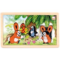 Bino legpuzzel Little Mole and Rabbits junior 30 cm 15 delig - thumbnail