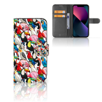 Apple iPhone 13 | Telefoonhoesje | Met pasjeshouder | Birds - thumbnail