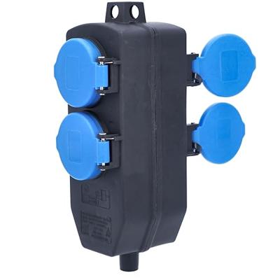 AS Schwabe 60600 Stopcontactsplitter Zwart, Blauw