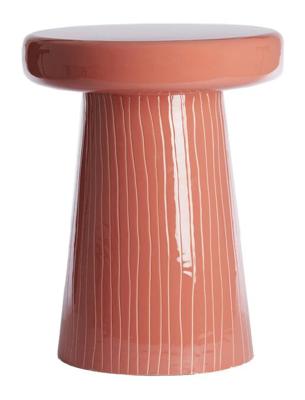 Light & Living Bijzettafel 'Nunoa' 41cm, kleur Koraal