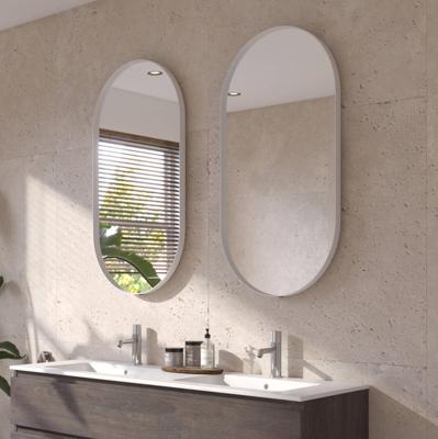 Ben Vita ovale spiegel 50x100 cm Mat Wit