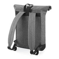 Atlantis BG855 Roll-Top Backpack - Grey-Marl/Black - 32 x 44 x 13 cm - thumbnail