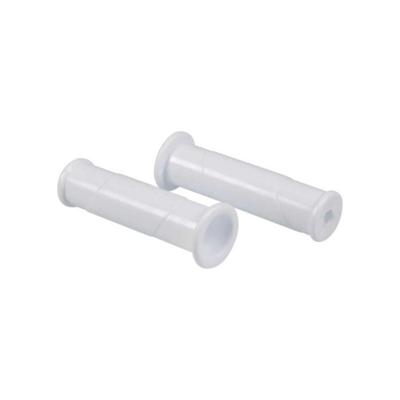 Handvat rond, WIT (set van 2)