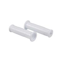 Handvat rond, WIT (set van 2) - thumbnail