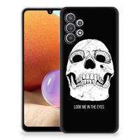 Silicone Back Case Samsung Galaxy A32 4G | A32 5G Enterprise Editie Skull Eyes - thumbnail