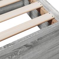 Bedframe met lades bewerkt hout grijs sonoma eiken 140x200 cm - thumbnail