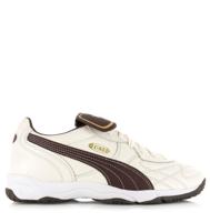 PUMA King Indoor warm white chocolate Leer Unisex - thumbnail