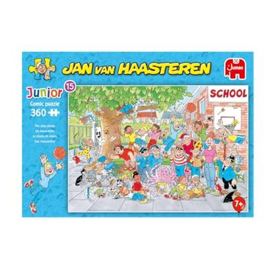 Jan Van Haasteren legpuzzel junior klassenfoto, 360st. Jan Van Haasteren legpuzzel junior klassenfoto, 360st.