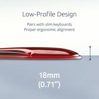 Kensington Gel-polssteun Rood - thumbnail