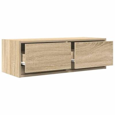 Tv-meubels 2 st 80x31x25,5 cm bewerkt hout sonoma eikenkleurig