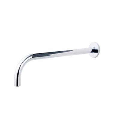 Wiesbaden Slim Line inbouw uitloop 30 cm messing chroom
