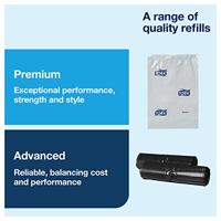 TORK Elevation 564008 Afvalbak 5 l Kunststof Zwart 1 stuk(s) - thumbnail