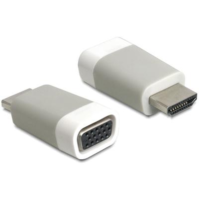 DeLOCK adapter hdmi naar vga (grijs)