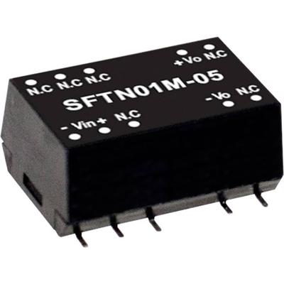 MEAN WELL SFTN01M-05 DC/DC-convertermodule 200 mA 1 W Aantal uitgangen: 1 x Inhoud 1 stuk(s)