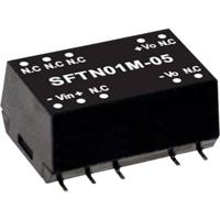MEAN WELL SFTN01M-05 DC/DC-convertermodule 200 mA 1 W Aantal uitgangen: 1 x Inhoud 1 stuk(s) - thumbnail