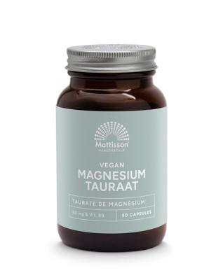 Mattisson HealthStyle Vegan Magnesium Tauraat Capsules Mattisson HealthStyle Vegan Magnesium Tauraat Capsules