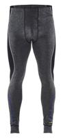 Blåkläder lange onderbroek 100% merino warm 18491732 | medium grijs/zwart | maat 5xl - 7330509423424 - thumbnail