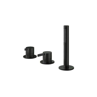 Hotbath Ace Badmengkraan - Badrandcombinatie - éénhendel - 2-weg omstel - handdouche - zwart geborsteld PVD AC075MBP Hotbath Ace Badmengkraan - Badrandcombinatie - éénhendel - 2-weg omstel - handdouche - zwart geborsteld PVD AC075MBP