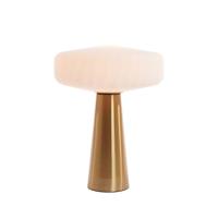 Light & Living TafellampPleat goud met wit Ø 40cm - 1882226 - thumbnail