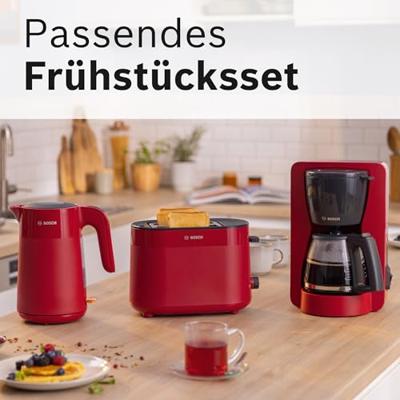 Bosch 1,7L MyMoment, rot Waterkoker Rood