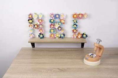 Smoby - Creatieve vrijetijdsbesteding - Bloemencreatieset, decoratieve objecten - 200 accessoires - Gemaakt in Frankrijk