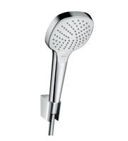 Hansgrohe Croma Select E PorterS badset met Croma Select E Vario handdouche met wandhouder met Isiflex`B doucheslang 125cm wit/chroom 26425400 - thumbnail