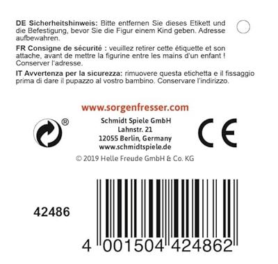 Schmidt Spiele Zorgenvriendje - Dante pluchenspeelgoed Schmidt Spiele Zorgenvriendje - Dante pluchenspeelgoed