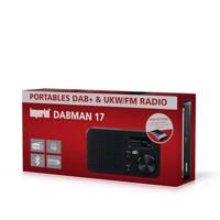Imperial DABMAN 17 draagbare DAB+/FM-radio met Bluetooth zwart - 22-128-00 - thumbnail