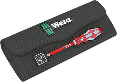Wera 9476 vouwetui voor max. 8-delige Kraftform Kompakt VDE Stainless sets, leeg, 180 x 80 mm - 05136539001
