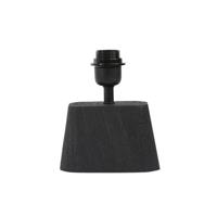 Light & Living Tafellamp 'Kardan' Mangohout, 21cm hoog, kleur Zwart (excl. kap) - thumbnail