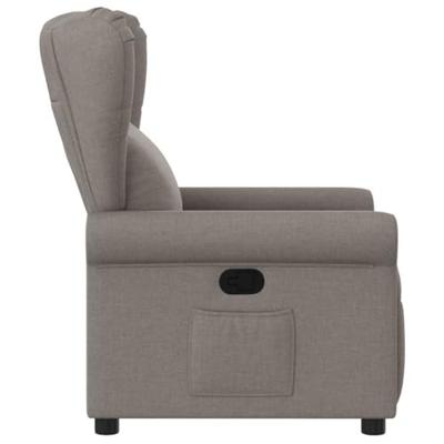 Fauteuil verstelbaar stof taupe Fauteuil verstelbaar stof taupe
