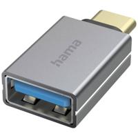 Hama USB-OTG-adapter USB-C-stekker - USB-aansluiting USB 3.2 Gen1 5 Gbit/s Alu - thumbnail