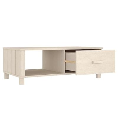 Salontafel HAMAR 100x55x35 cm massief grenenhout honingbruin