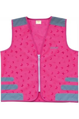 Wowow Reflectievest kids nutty jacket maat m roze