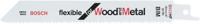 Bosch Accessoires 5x reciprozaagblad flexible voor hout en metaal s922hf - 2608656016 - thumbnail