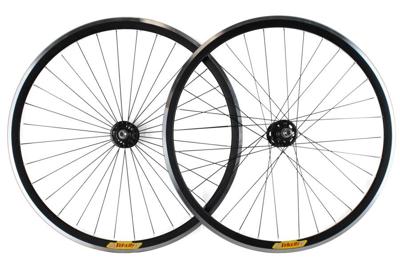 Velocity Deep V CNC Fixed Gear Wielset - Zwart