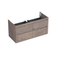 Onderkast Forzalaqua Gela 120x51x60 cm 4 Softclose Lades Eiken Silver Grey Forzalaqua - thumbnail
