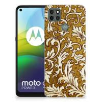 Siliconen Hoesje Motorola Moto G9 Power Barok Goud - thumbnail