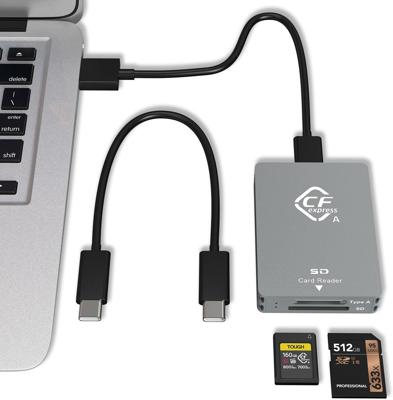 Rocketek CFexpress Type A & SD3.0 Memory Card Reader