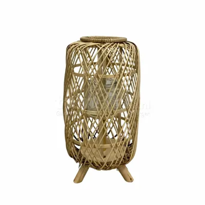 Lantaarn Crocia Bamboe Naturel 54cm