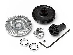 Gear set 25/62t 48pitch (bevel 15/38t)